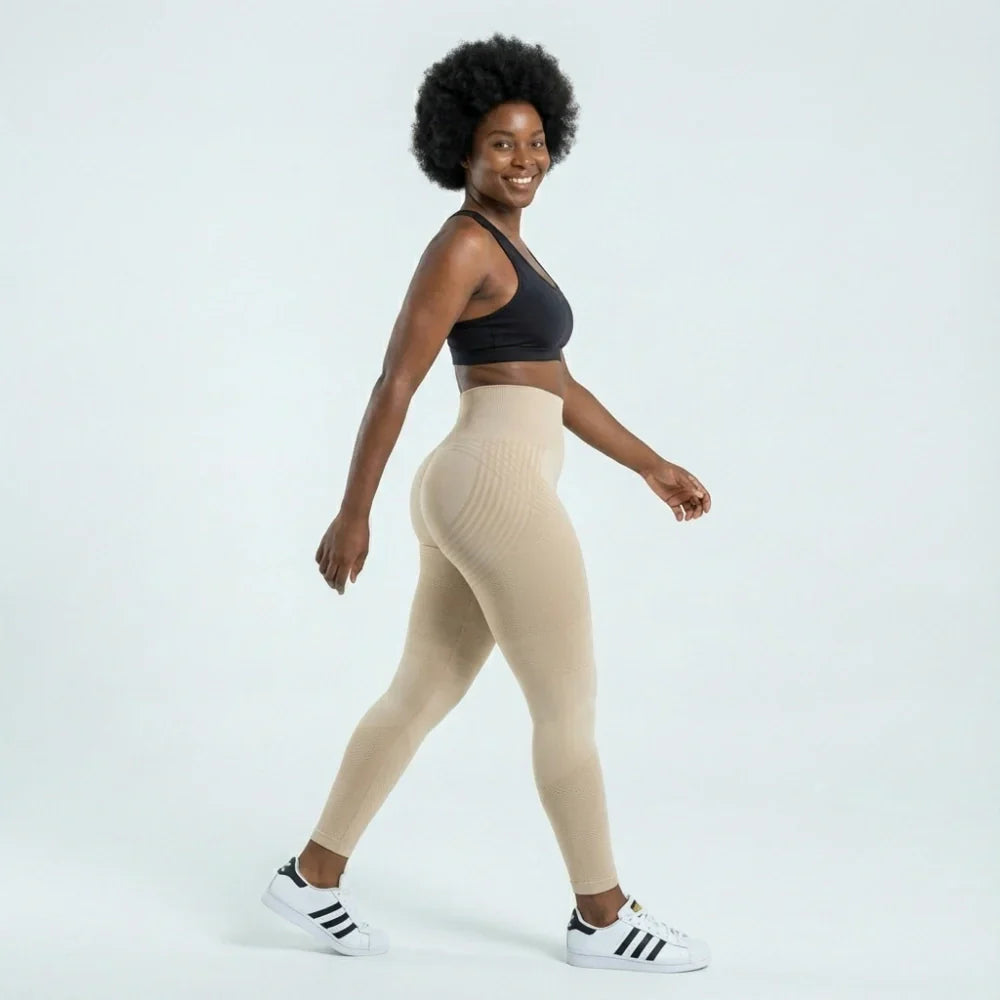 Leggings 3D · Beige