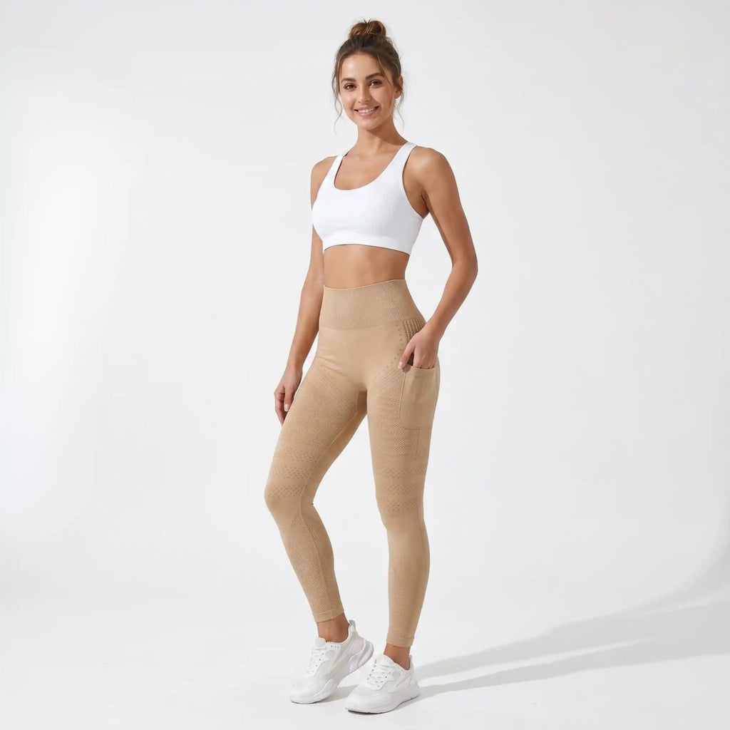 Leggings 3D · Beige