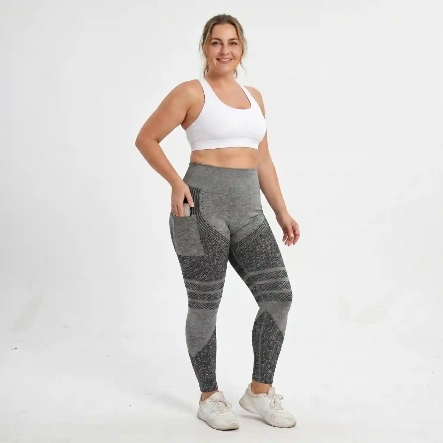 Leggings 3D · Gris