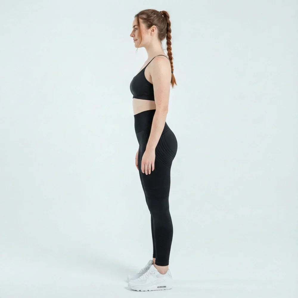Leggings 3D · Negro clásico