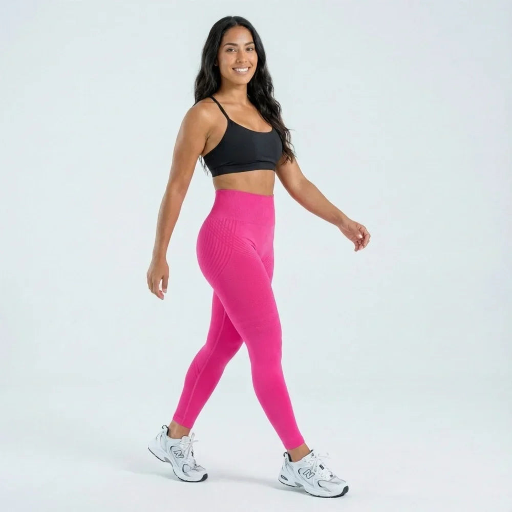 Leggings 3D rosa intenso