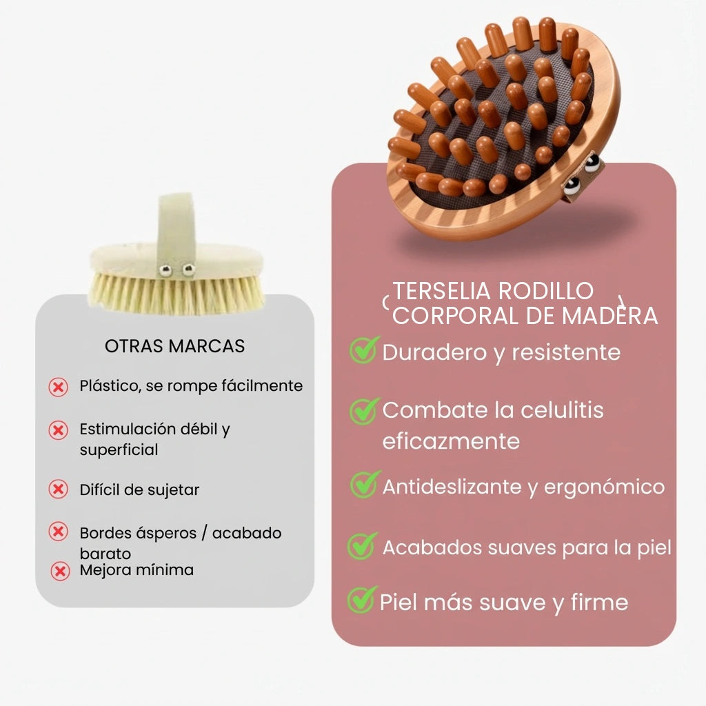 Rodillo de madera — comparativa