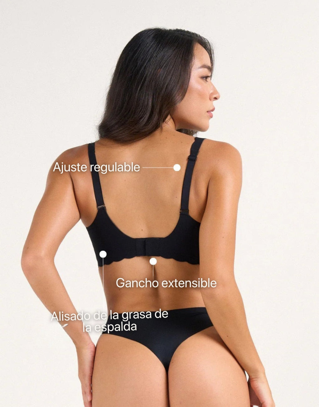 Sujetador Bloom sin aros con escote en V