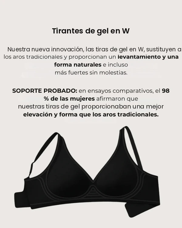Sujetador sin aros — soporte probado